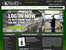 Tablet Screenshot of kelleycommunications.net